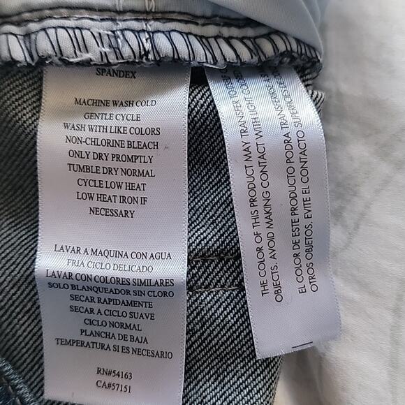 Women's Calvin Klein Straight Leg 5 Pocket Dark Indigo Jeans Size 10 NWT - Picture 6 of 6